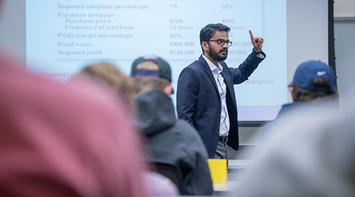 Section Image: Sarang Sunder teaching 