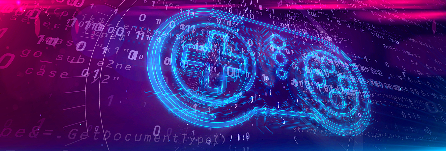 Section Image: code behind video game 