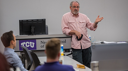 Section Image: Michael Sherrod teaching 