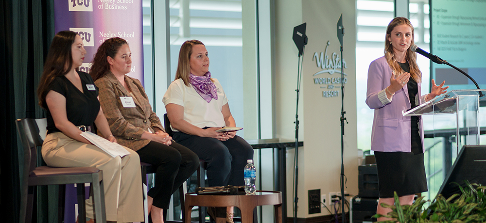 Panel of female speakers
