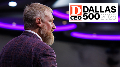 Craig Crossland addressing the audience at the Tandy Executive Speaker Series 