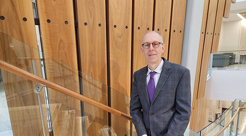 Section Image: Rotund Staircase looking up 