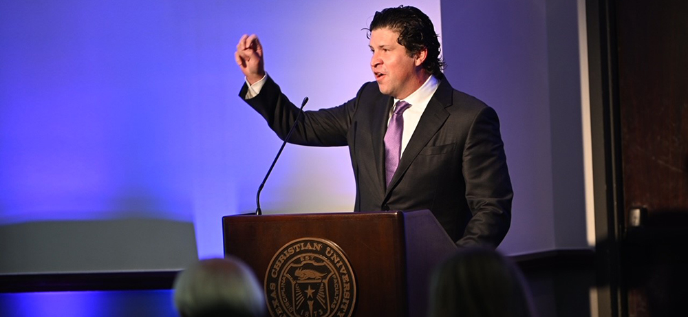 President Pullin with his Frog Up.