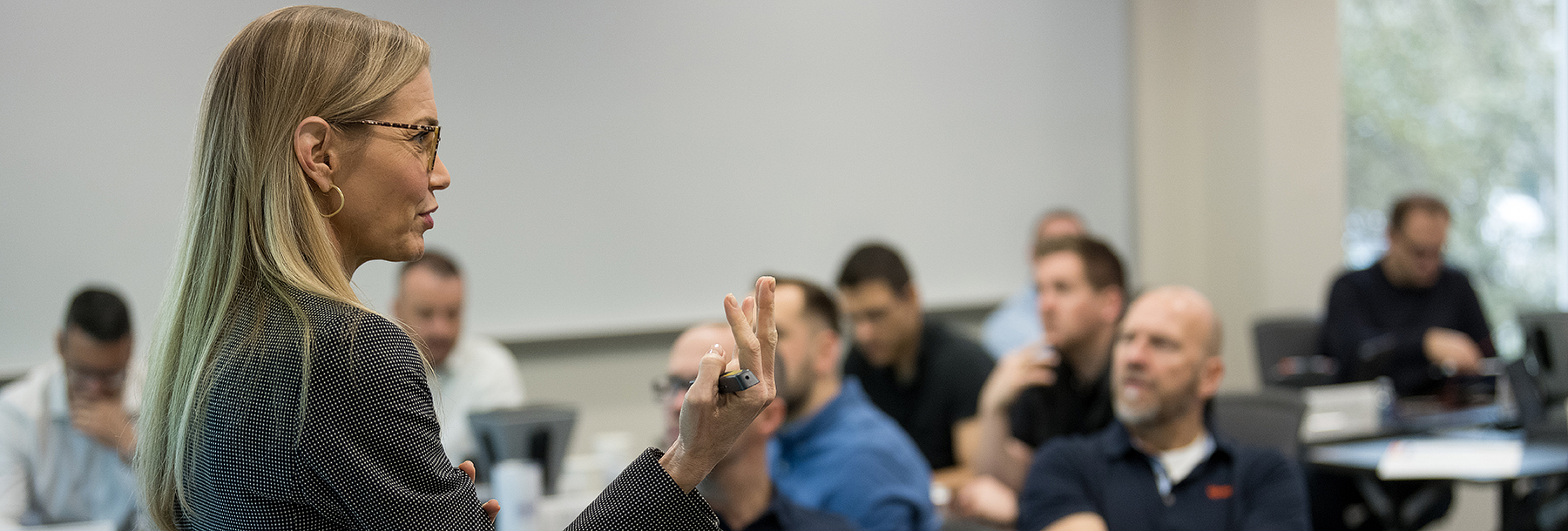 Section Image: Abbie Shipp teaching class 