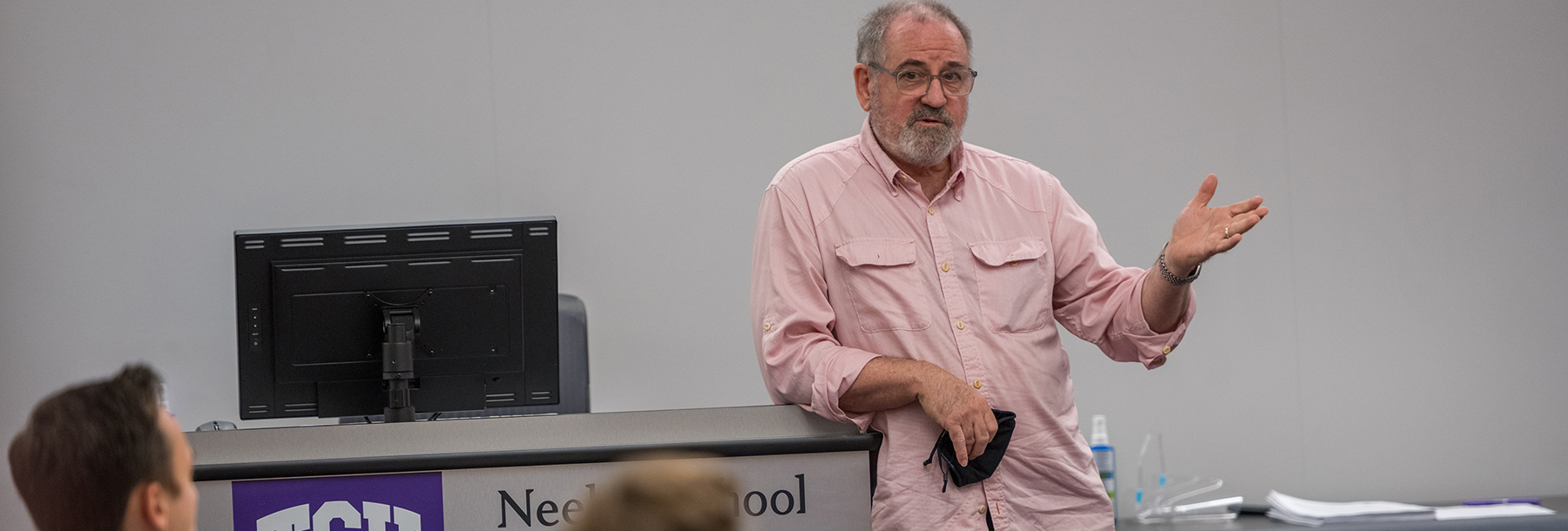 Section Image: Michael Sherrod teaching 