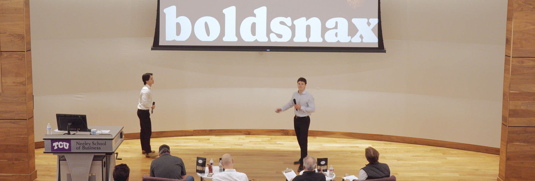 Section Image: Beckett Kitaen and George Zhou, the creators of Buffs, a Bold Snax 