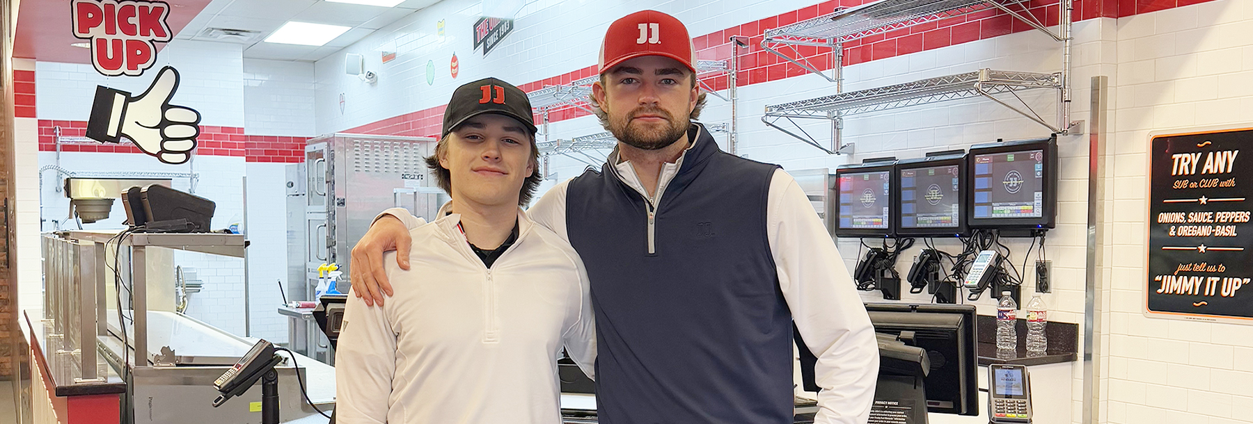 Section Image: Ty and Nate at Jimmy Johns 