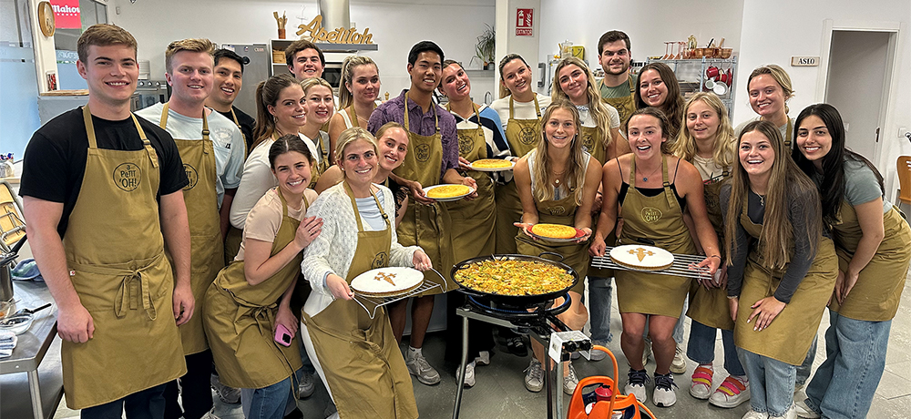 Section Image: TCU Students cooking at A Petit 'Oh 