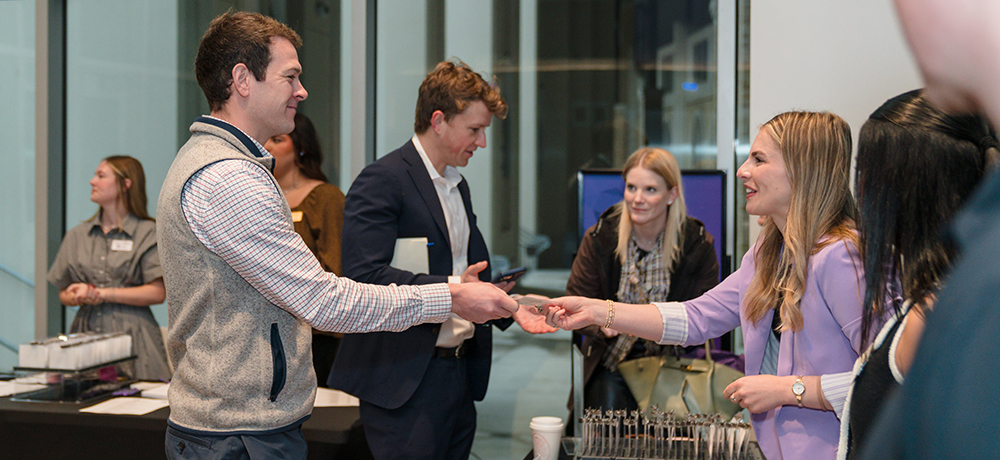 Check-in outside the Legends Club on the TCU Campus